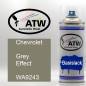 Preview: Chevrolet, Grey Effect, WA9243: 400ml Sprühdose, von ATW Autoteile West.